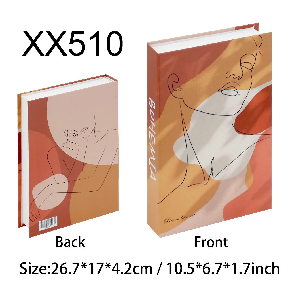 Living Room Decoration Fake Book Home Hotel Decorative Books Bookcase Prop Books Shelf Ornaments Coffee Table Books Box - The Homemakers Hub