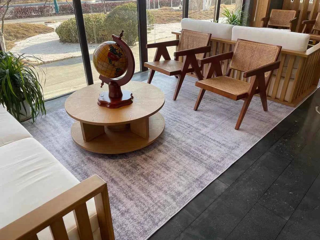 Modern Simple Living Room Decoration Carpet Large Area Soft Lounge Rug Gray Nordic Rugs for Bedroom Washable Anti-slip Floor Mat
