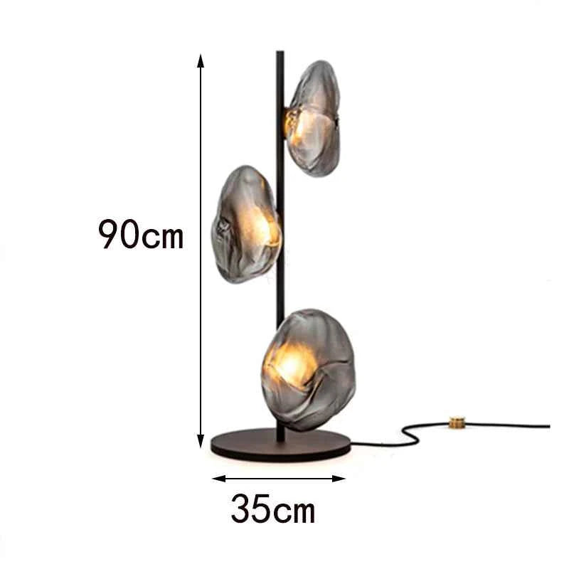 Modern LED Floor Lamp for Living Room Bedroom, Dimmable Standing Lamp with Remote Control, 3 Color Temperatures.