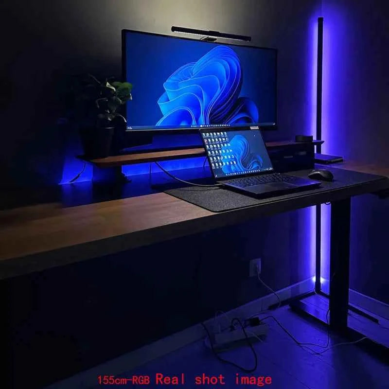 RGB Dream Color Floor Lamp with Music Sync Modern 16 Million Color Changing Standing Mood Light For Bedroom Living Room