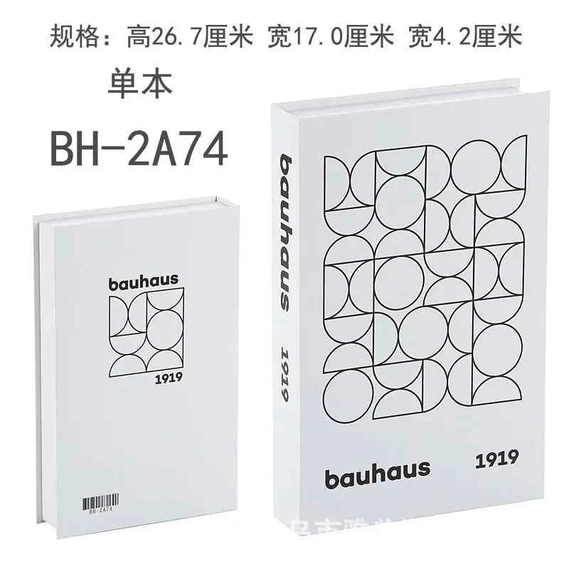 Home Decor Ornaments Living Room Study Soft Prop Book Box Luxury Coffee Table Books Modern Fake Books for Decoration