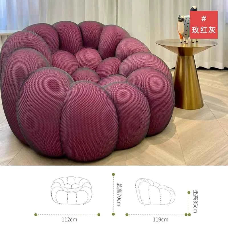 Lazy Recliner Living Room Chairs Relax Sofa Throne Comfortable Designer Reading Chairs Balcony Garden Sillon Library Furniture