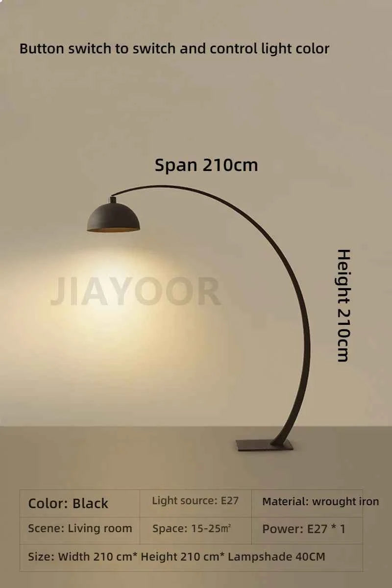 Italian Floor Lamp Modern Living Room Sofa Side Standing Lights Creative Fishing Light LED Home Decoration Bedroom Bedside Light