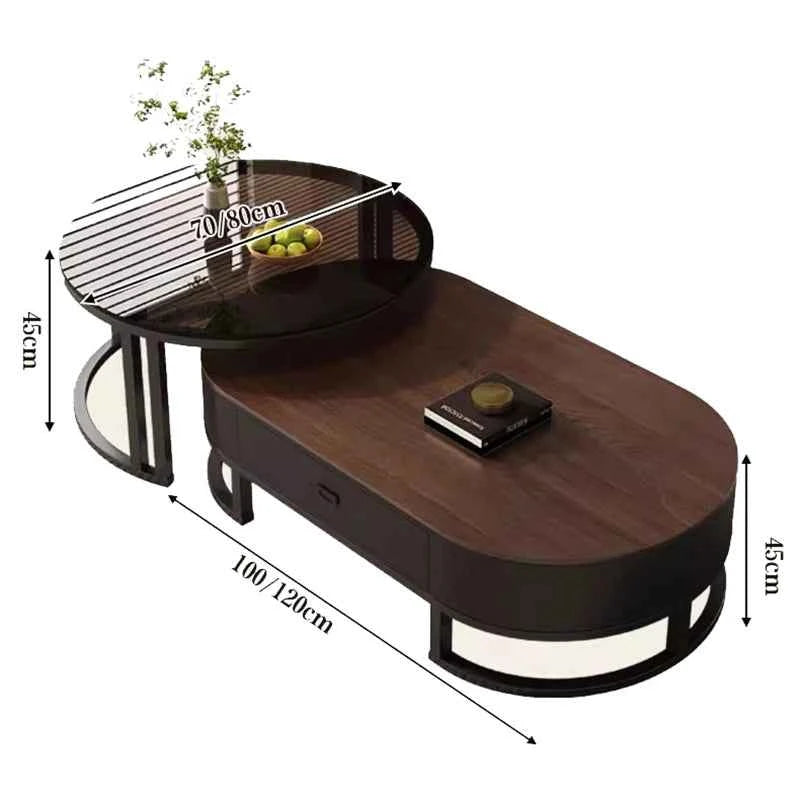 Modern Luxury Coffee Table Nordic Design Storage Coffee Tables Unique Aesthetic Mesa De Centro Sala Living Room Furniture