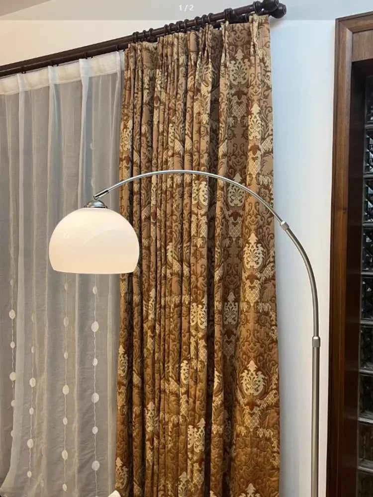 Nordic Living Room Atmosphere Floor Lamp Fishing Lamp Sofa Side Marble Standing Lamp Light Luxury LED Light Bedroom Bedside Lamp