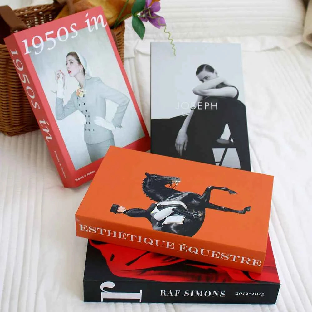 Living Room Decoration Fake Book Home Hotel Decorative Books Bookcase Prop Books Shelf Ornaments Coffee Table Books Box