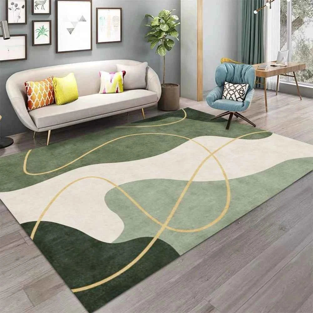 Modern Abstract Geometric Pattern  Area Rug Kids Carpets for Girls Home Living Room Child Rug Bedroom Sofa Doormat Floor Mats