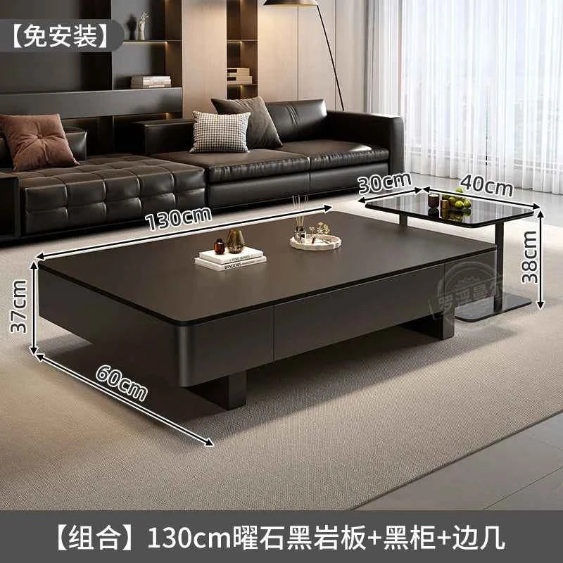 Unique Creative Coffee Table Living Room Service Writing Aesthetic Decoration Side Table Modern Couchtisch Ornaments Home Decor
