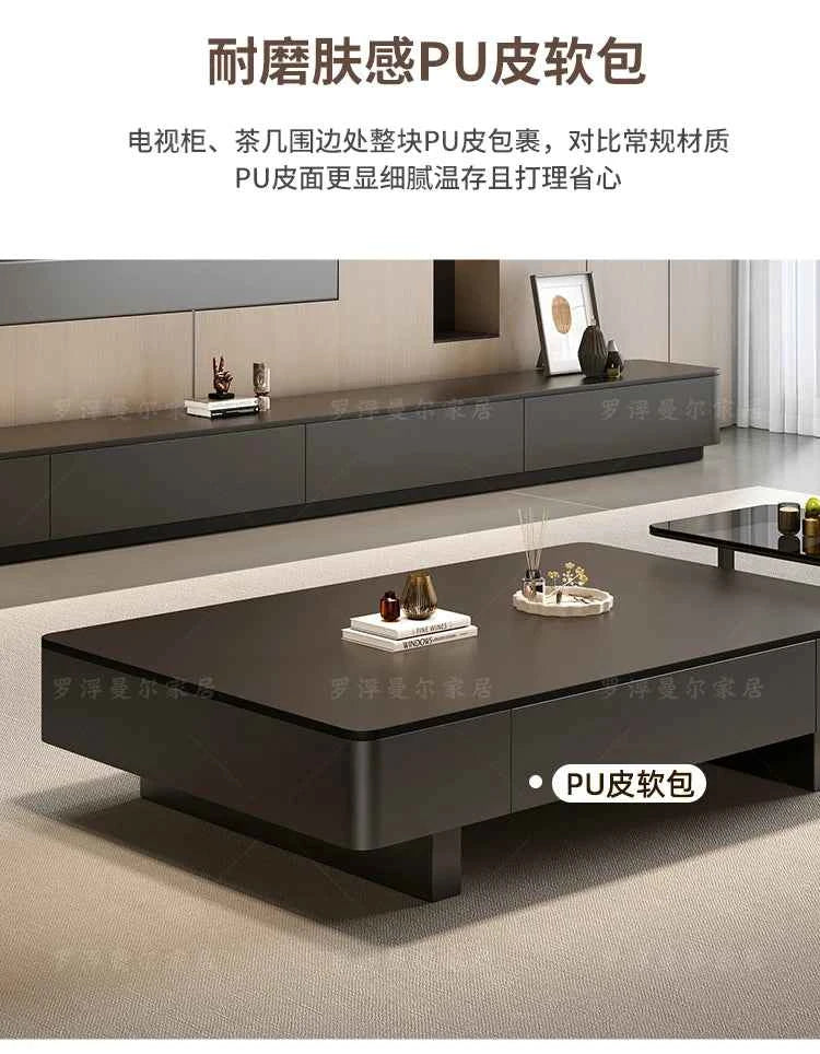 Unique Creative Coffee Table Living Room Service Writing Aesthetic Decoration Side Table Modern Couchtisch Ornaments Home Decor