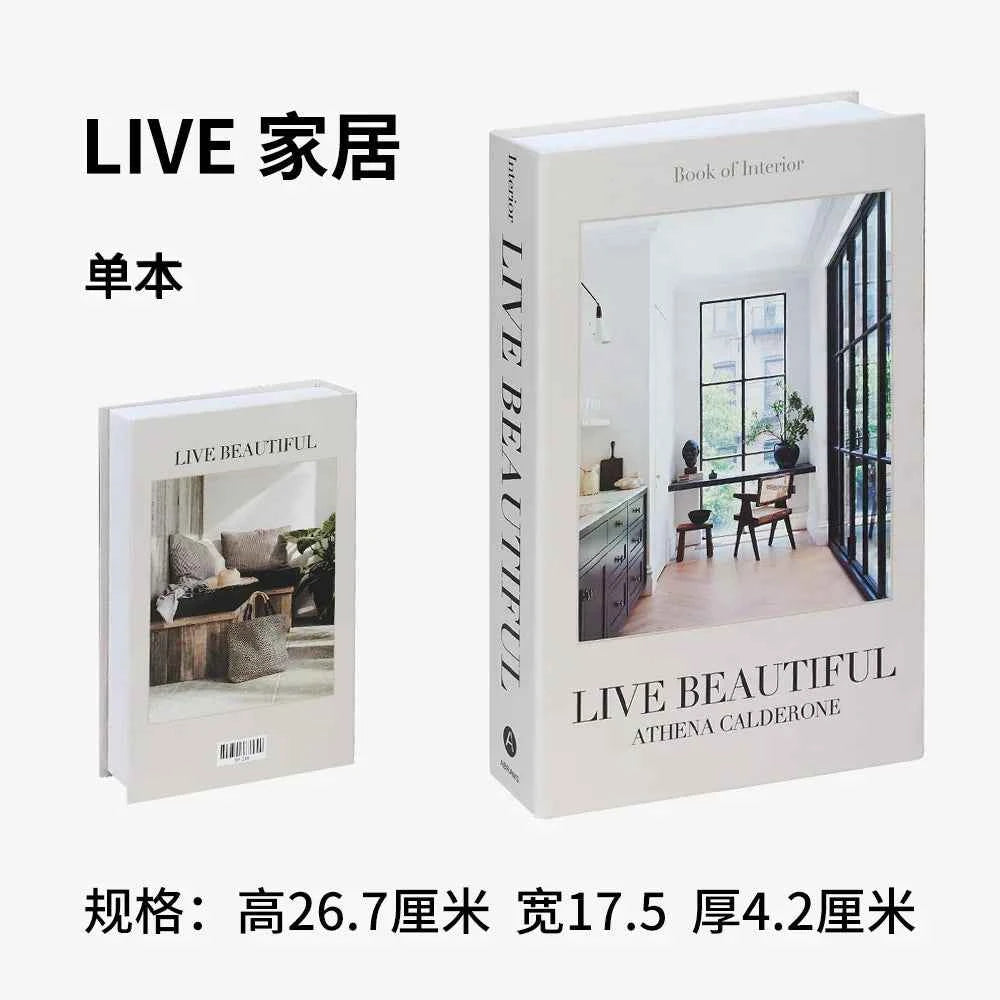 Simple Fake Books Ornament Bedroom Fashion Shooting Props Bookshelf Decor Home Decor Coffee Table Decoration Decorative Book