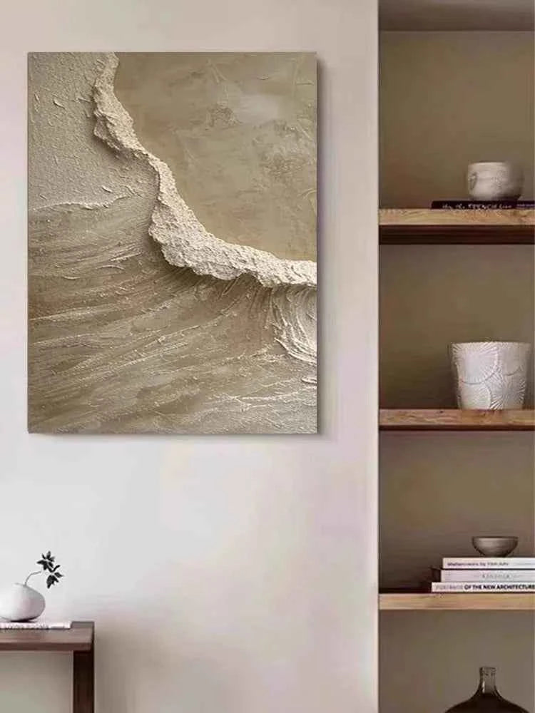 Wall Picture For Bedroom, Abstract With Heavy Texture canvas  Painting, Palette Knife Canvas Art, Import Home Decor, No Framed