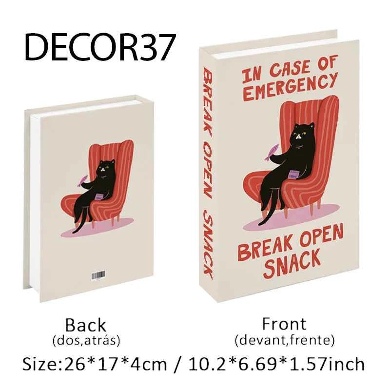 Fashion Fake Books Decoration Home Club Hotel Room Designer Books Coffee Table Books Box Simulation Prop Books Desktop Ornaments