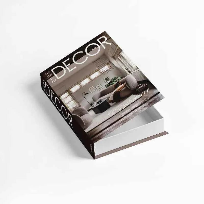 Fashion Art Openable Fake Books for Decoration Storage Box New Hotle Decorative Book for Living Room Simulation Books Home Decor