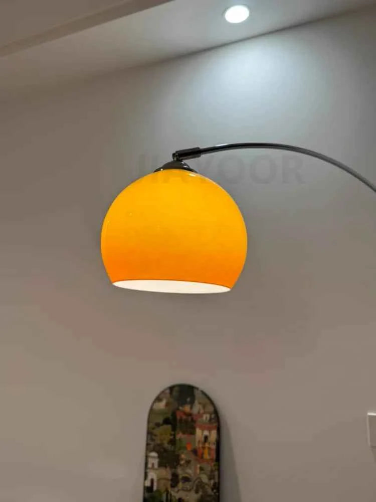 Nordic Living Room Atmosphere Floor Lamp Fishing Lamp Sofa Side Marble Standing Lamp Light Luxury LED Light Bedroom Bedside Lamp