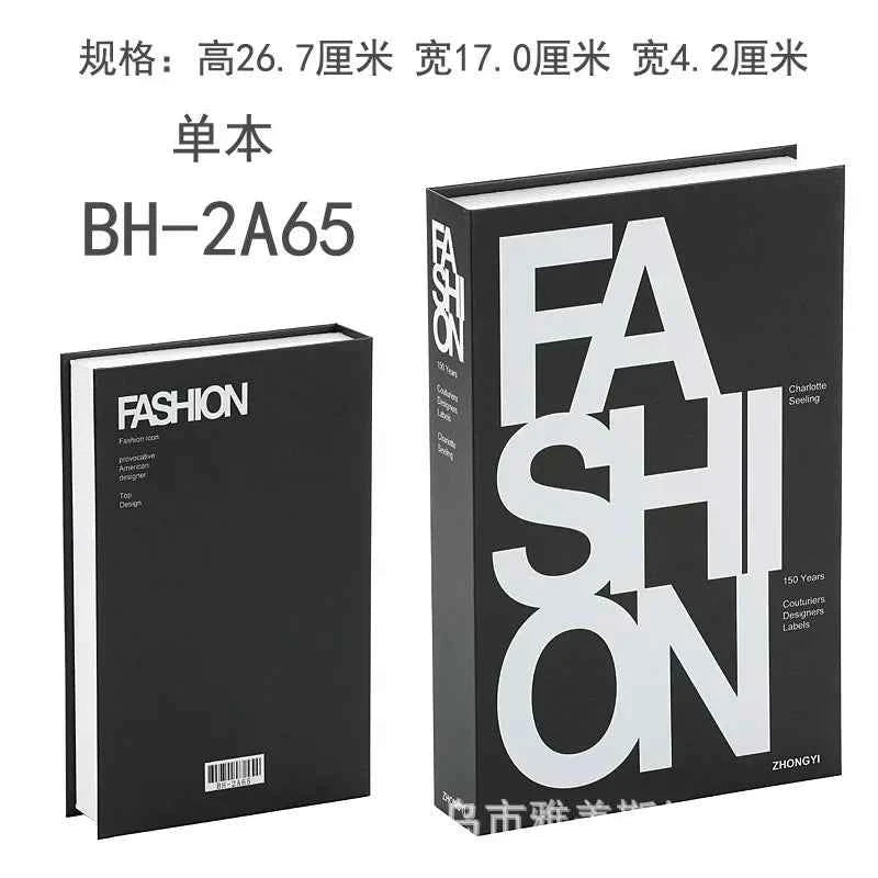 Home Decor Ornaments Living Room Study Soft Prop Book Box Luxury Coffee Table Books Modern Fake Books for Decoration