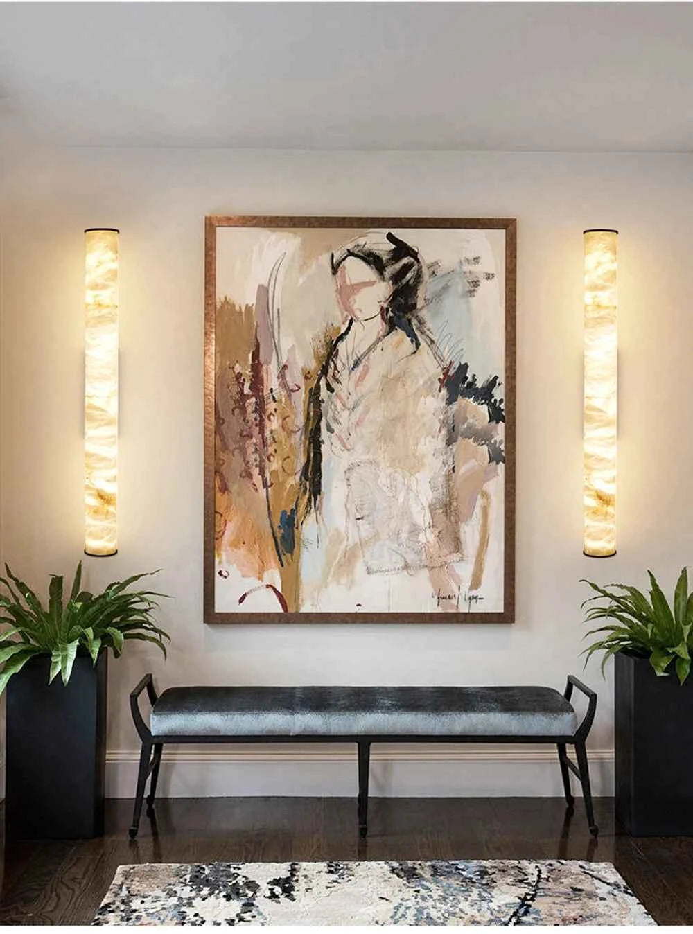 Suspension Luminaire Lampen Dinning Room Pendant Light 2025 Trendy Natural Marble Hanging Lamps LED Alabaster Chandelier