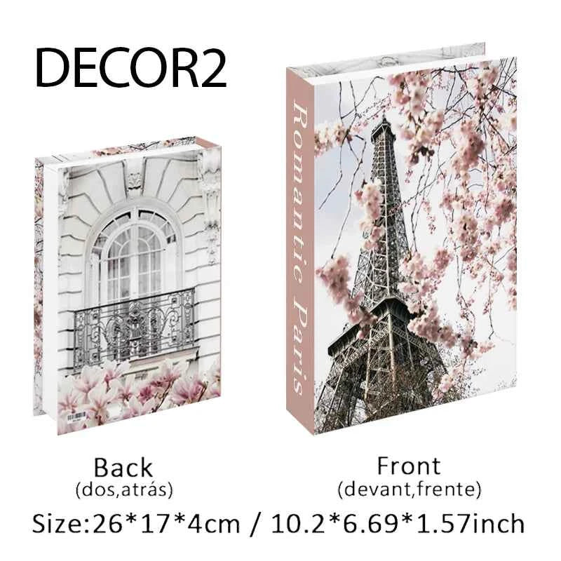 Fashion Fake Books Decoration Home Club Hotel Room Designer Books Coffee Table Books Box Simulation Prop Books Desktop Ornaments
