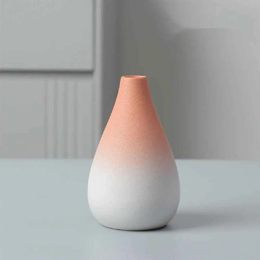 Ceramic Small flower Vase Home Decoration Crafts Tabletop Ornament Simplicity Japanese-style Decoration