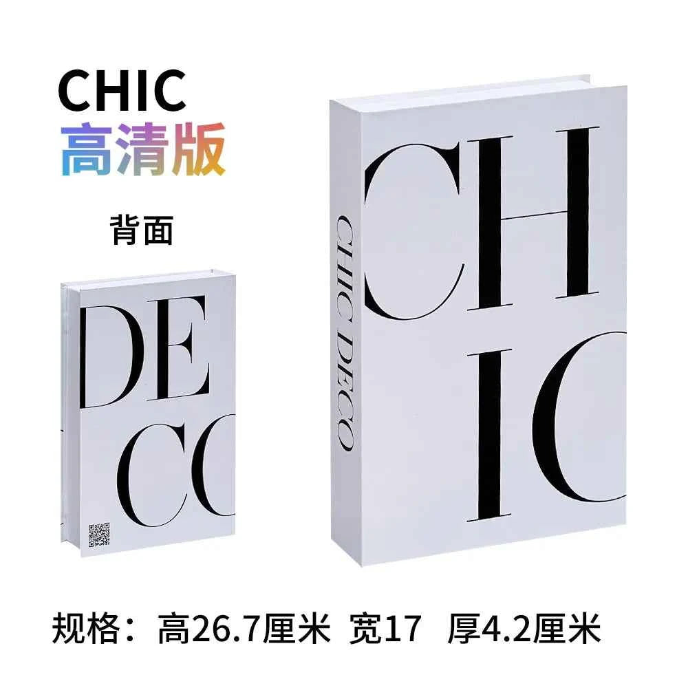 Home Decor Ornaments Living Room Study Soft Prop Book Box Luxury Coffee Table Books Modern Fake Books for Decoration
