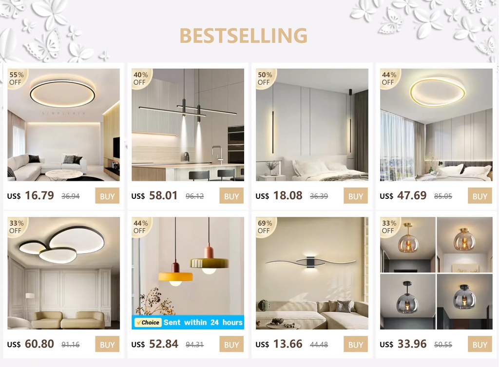 Modern LED Long Pendant Lights for Dining Room Bedroom Bedside Hanging Lamp Background Chandeliers Design Line Lighting Fixtures