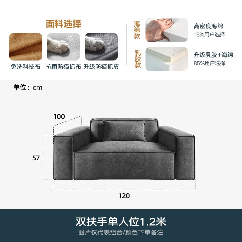 European Sectional Sofas Minimalist Chairs Single Design Living Room Sofa 2 Seater Elegant Muebles Para El Hogar Furnitures - The Homemakers Hub