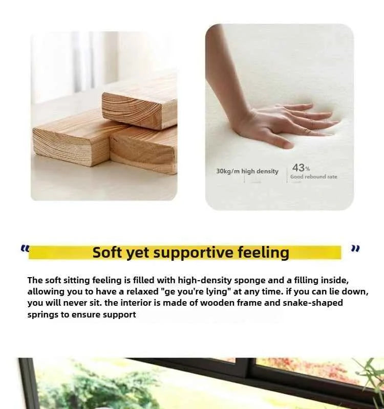 Minimalist Sofa Chair for Leisure - Curved Balcony Chair for Lazy Living Room