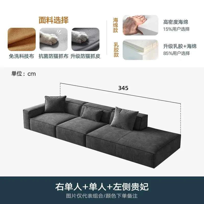 European Sectional Sofas Minimalist Chairs Single Design Living Room Sofa 2 Seater Elegant Muebles Para El Hogar Furnitures
