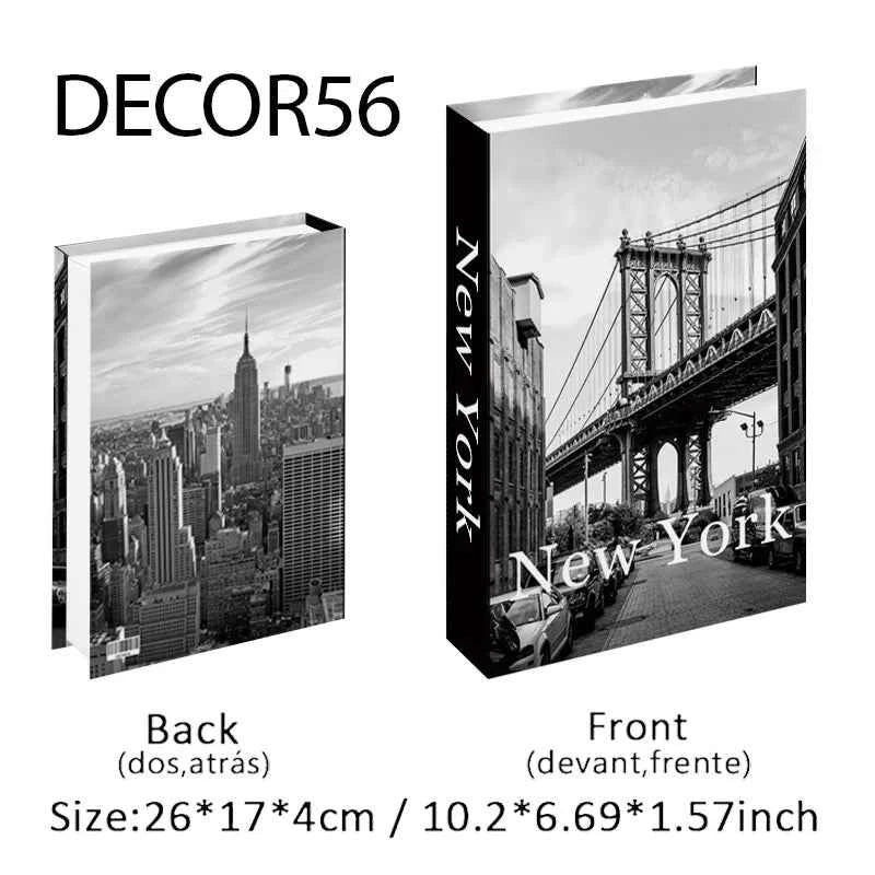 Fashion Fake Books Decoration Home Club Hotel Room Designer Books Coffee Table Books Box Simulation Prop Books Desktop Ornaments