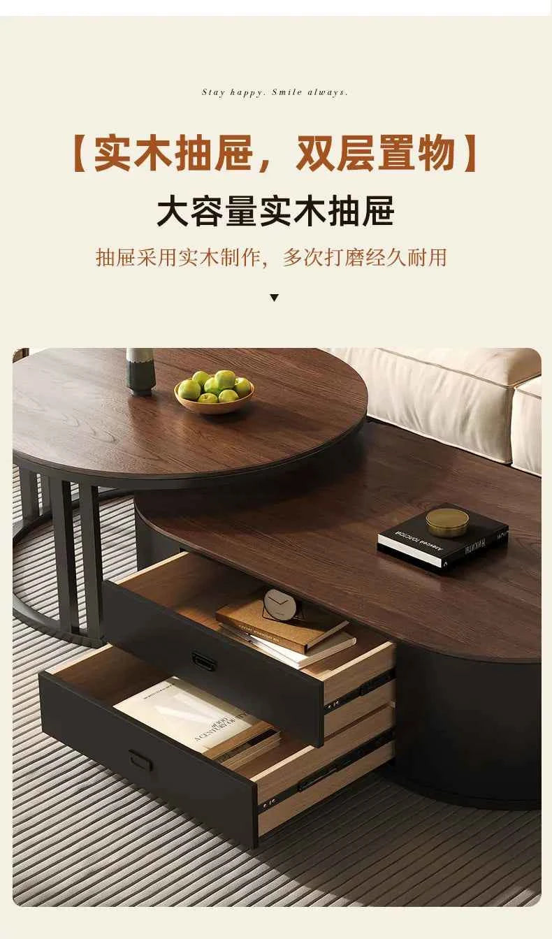 Modern Luxury Coffee Table Nordic Design Storage Coffee Tables Unique Aesthetic Mesa De Centro Sala Living Room Furniture