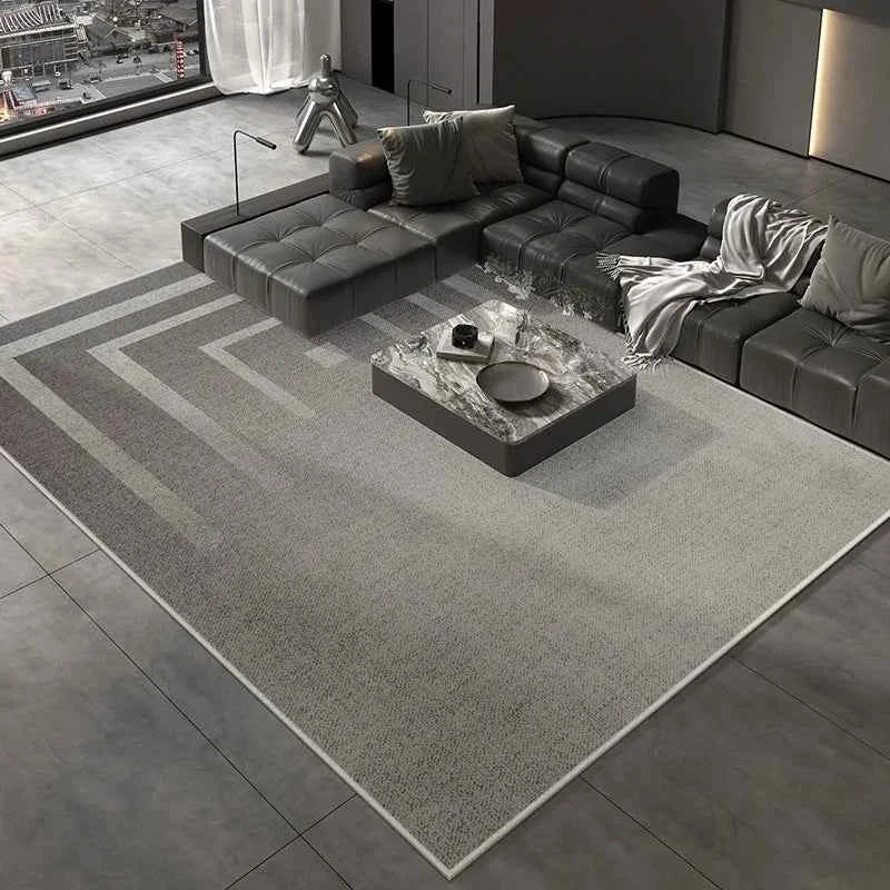 VIKAMA Luxury-Style Geometric Area Rug for Modern Bedroom Sofa Coffee Table Mat Large Area Living Room Carpet Home Decoration