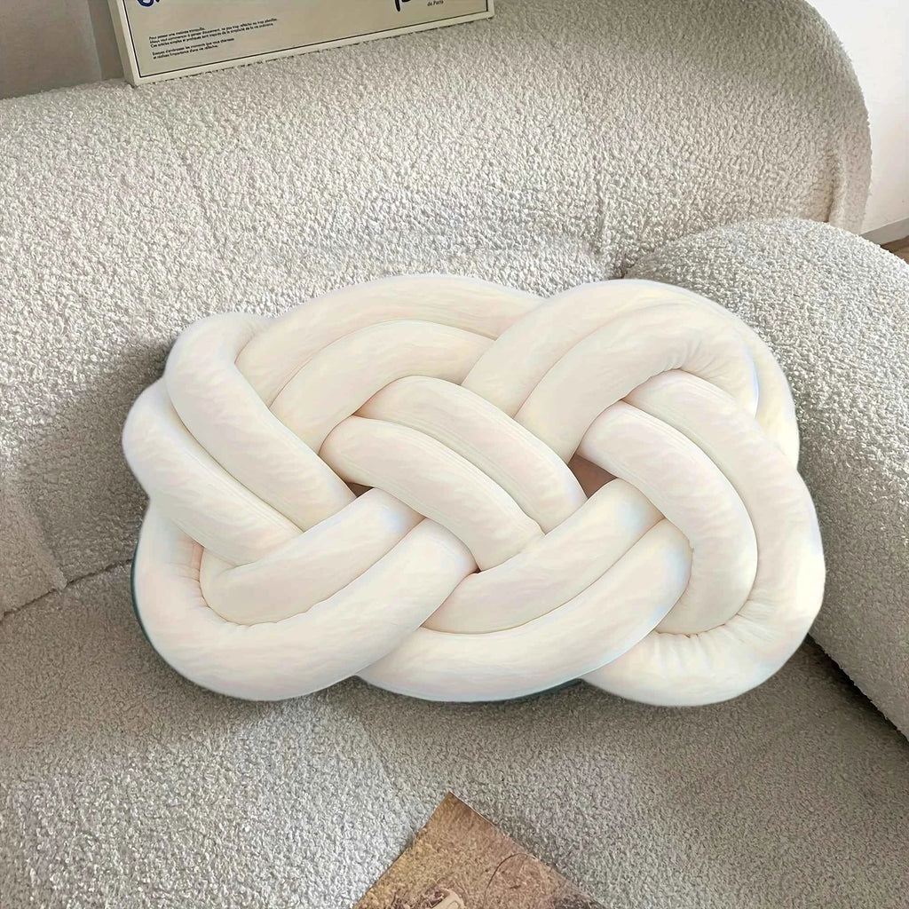1pc Soft Decorative Knot Pillow for Couch and Bedroom Comfort and Style