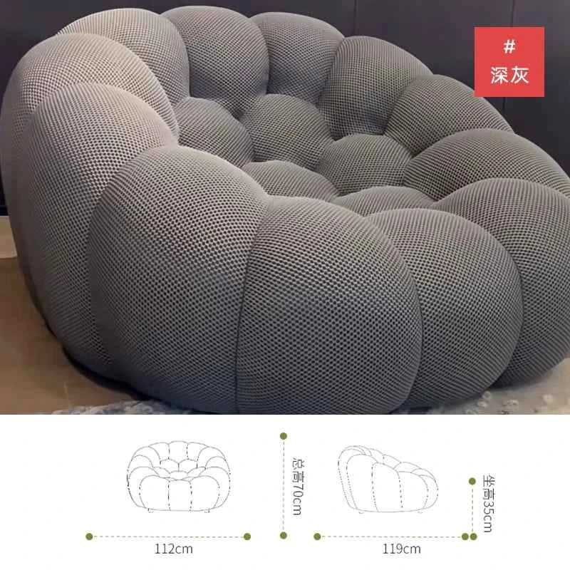 Lazy Recliner Living Room Chairs Relax Sofa Throne Comfortable Designer Reading Chairs Balcony Garden Sillon Library Furniture