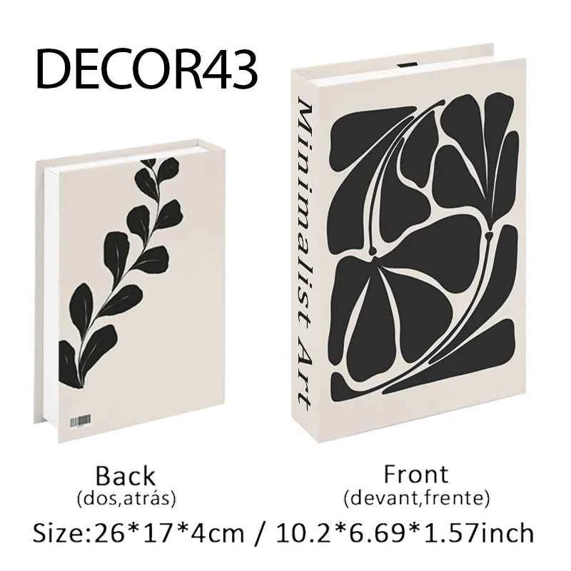 Fashion Fake Books Decoration Home Club Hotel Room Designer Books Coffee Table Books Box Simulation Prop Books Desktop Ornaments