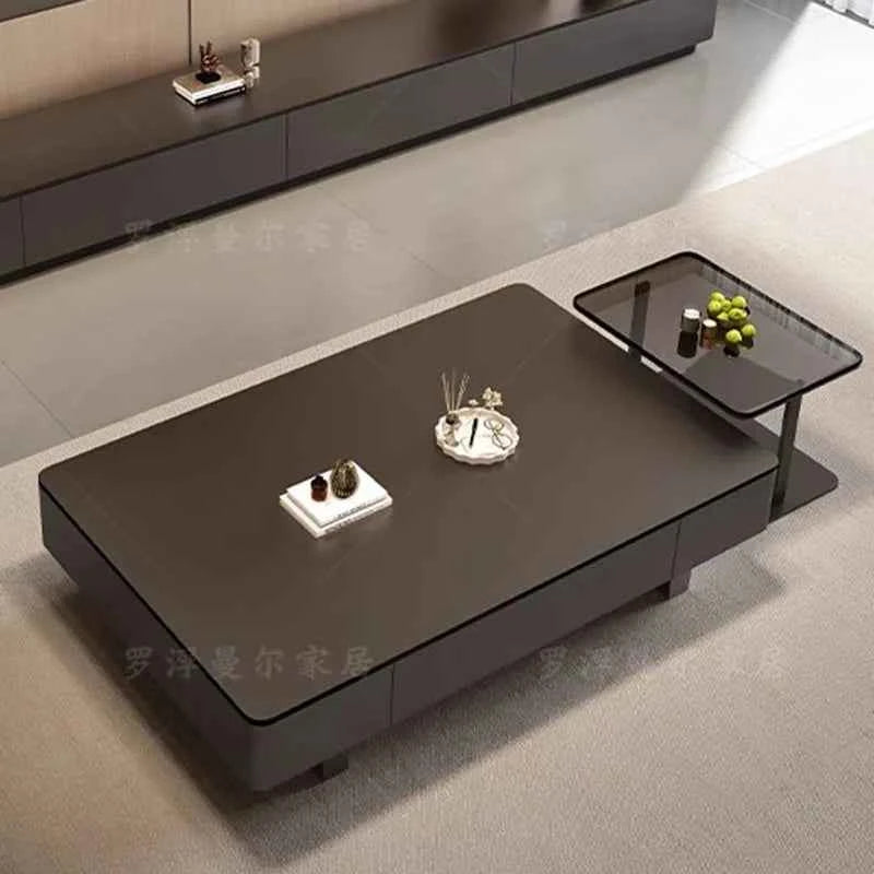 Unique Creative Coffee Table Living Room Service Writing Aesthetic Decoration Side Table Modern Couchtisch Ornaments Home Decor