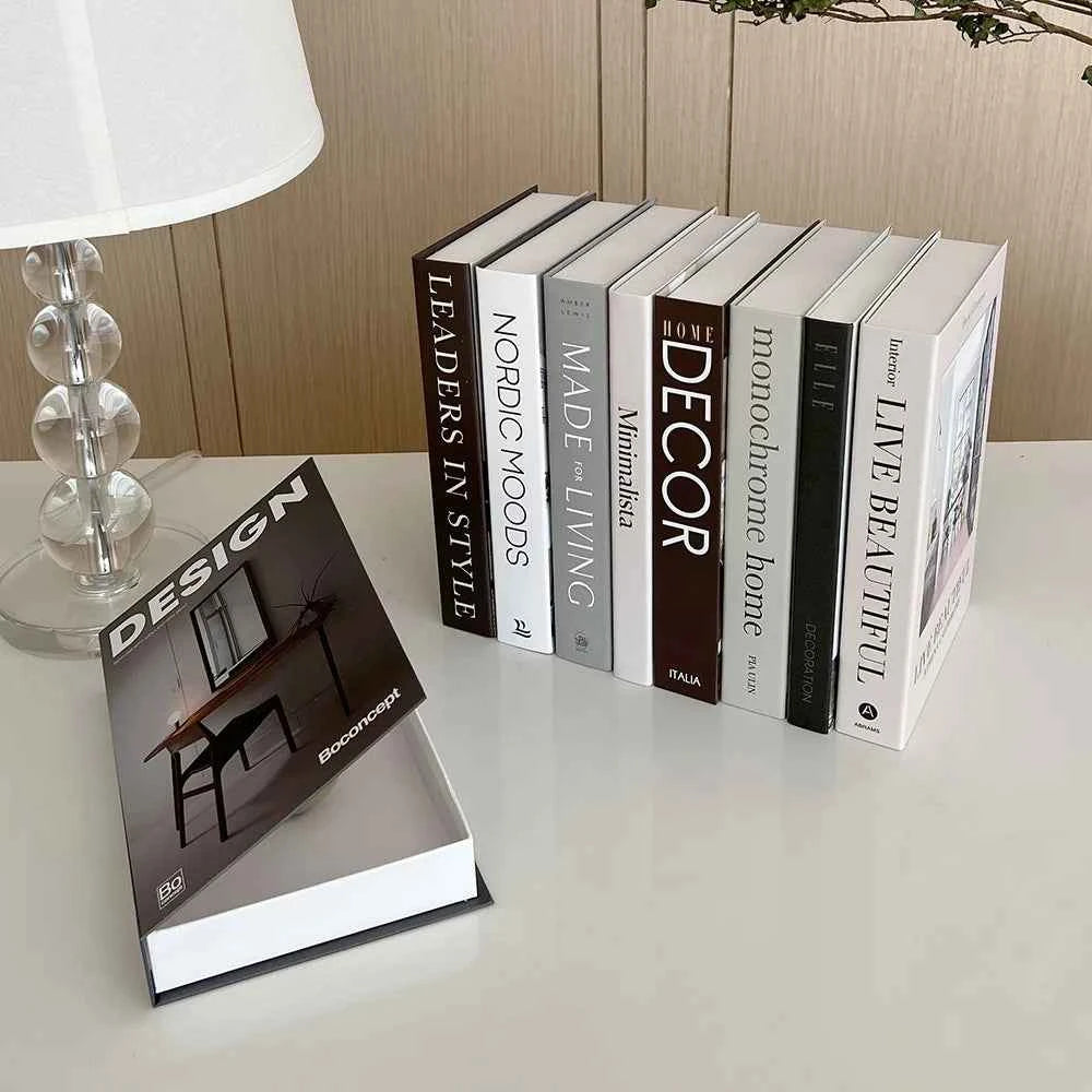 Fashion Art Openable Fake Books for Decoration Storage Box New Hotle Decorative Book for Living Room Simulation Books Home Decor