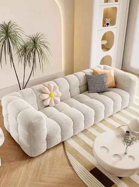 Nordic Luxury Puff Sofa Relaxing Comfortable Modern Designer Sofa Single Elegant Soft Canape Salon De Luxe Home Furniture