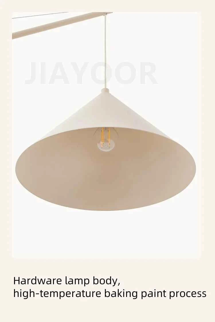 Light French Floor Lamp Nordic Modern Living Room Lamp Bedroom Marble Standing Lamp Fishing Lamp Home Decoration Lamp LED Light