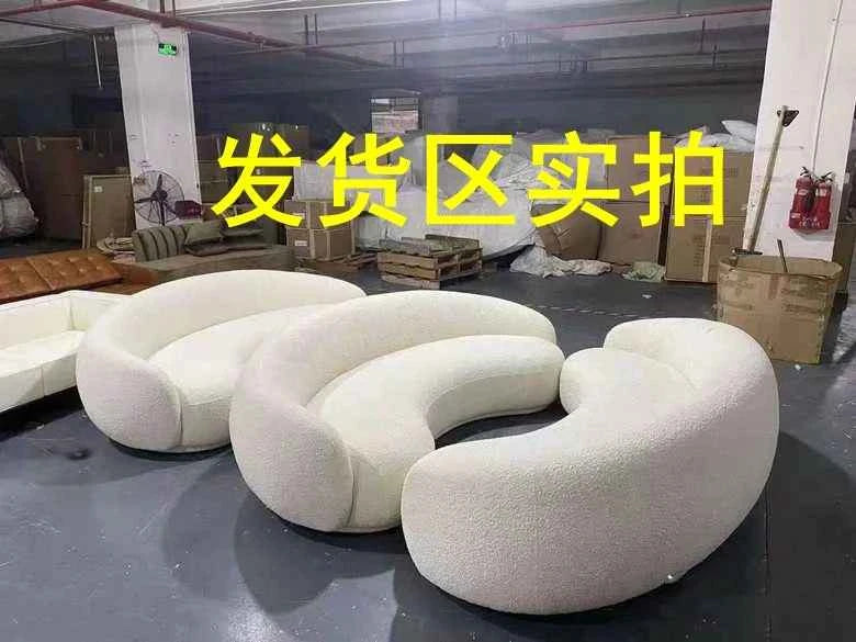 High Quality Curved 3 Seater Sofa Adults Waterproof Modern Luxury Christmas Sofa European Seating Divano Letto Home Furniture