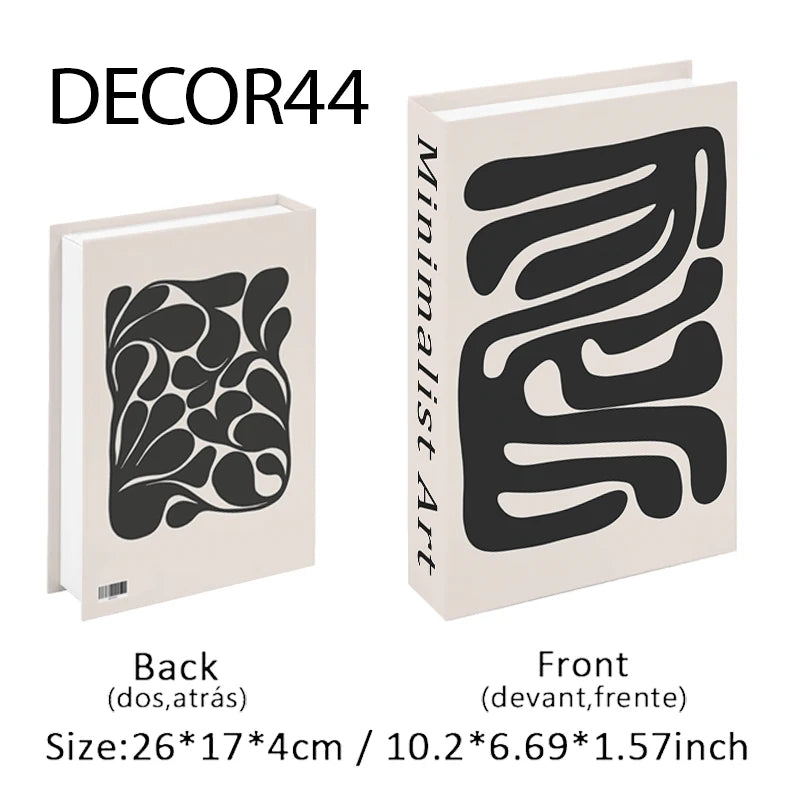 Fashion Fake Books Decoration Home Club Hotel Room Designer Books Coffee Table Books Box Simulation Prop Books Desktop Ornaments - The Homemakers Hub