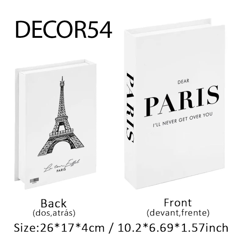 Fashion Fake Books Decoration Home Club Hotel Room Designer Books Coffee Table Books Box Simulation Prop Books Desktop Ornaments - The Homemakers Hub