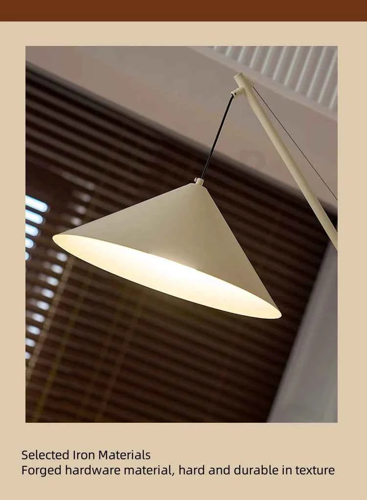 Light French Floor Lamp Nordic Modern Living Room Lamp Bedroom Marble Standing Lamp Fishing Lamp Home Decoration Lamp LED Light