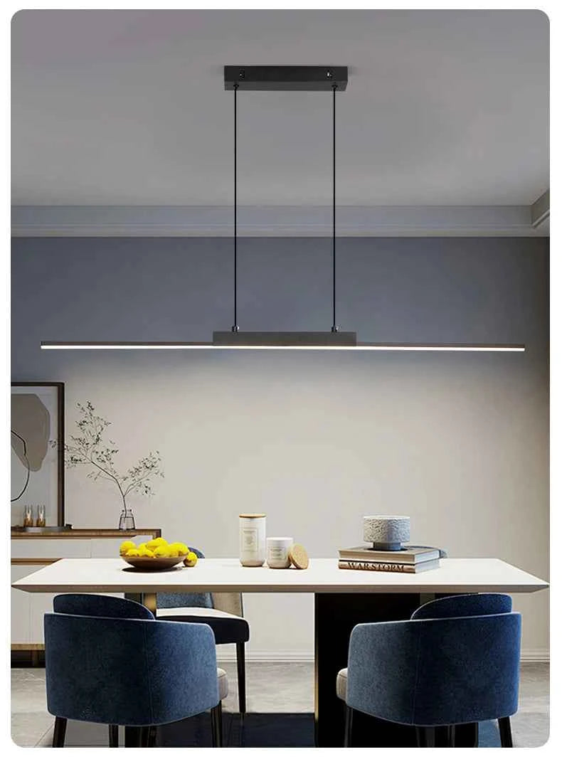 Pendant Lights Modern Simple Dining Room Lights For Kitchen Long Chandelier Living Room Pendant Lamp Home Decoration Lighting