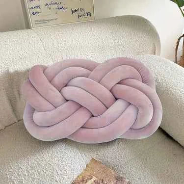 1pc Soft Decorative Knot Pillow for Couch and Bedroom Comfort and Style
