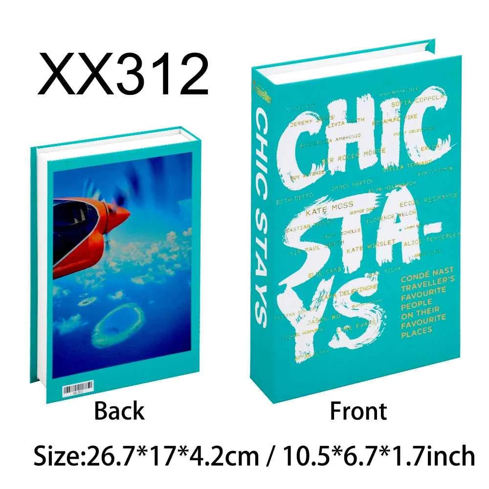 Living Room Decoration Fake Book Home Hotel Decorative Books Bookcase Prop Books Shelf Ornaments Coffee Table Books Box