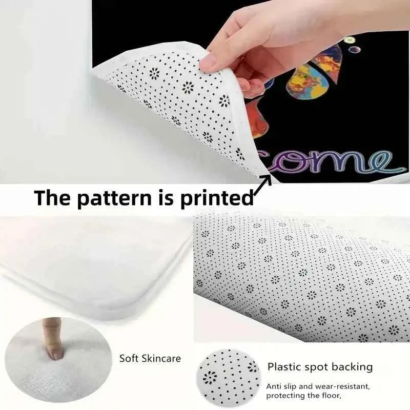 Modern Abstract Geometric Pattern  Area Rug Kids Carpets for Girls Home Living Room Child Rug Bedroom Sofa Doormat Floor Mats