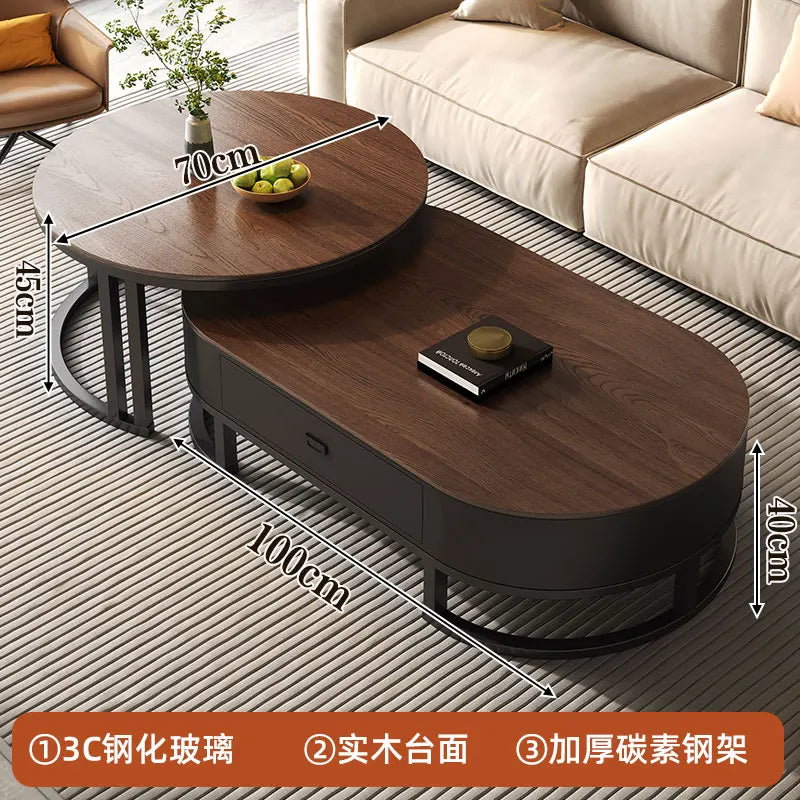 Modern Luxury Coffee Table Nordic Design Storage Coffee Tables Unique Aesthetic Mesa De Centro Sala Living Room Furniture