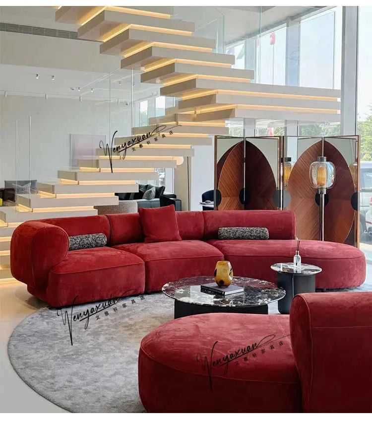 Minimalist Cloud Living Room Sofas Gaming Reclinable Replica Makeup Sofas Individual Curved Office Wood Divano Home Furniture