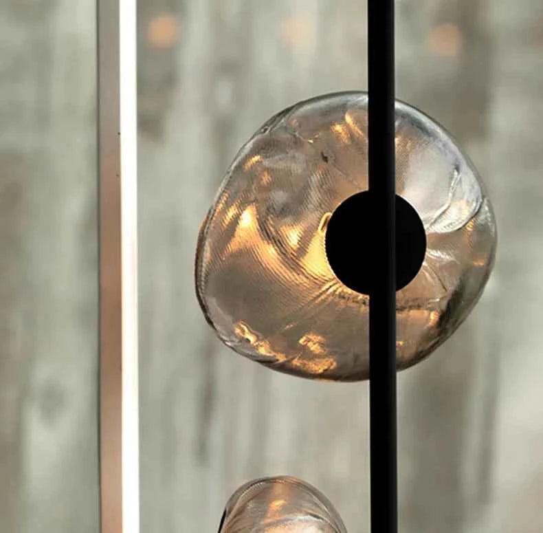 Modern LED Floor Lamp for Living Room Bedroom, Dimmable Standing Lamp with Remote Control, 3 Color Temperatures.