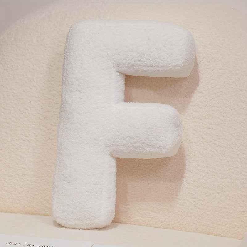 White Creative DIY Letter Throw Pillow Combine the Letters You want Freely Soft Throw Pillows Sofa Cushion Good Home Decoration Items Dress up as You Want A Creative and Wonderful Item for A Festival or Birthday Halloween And