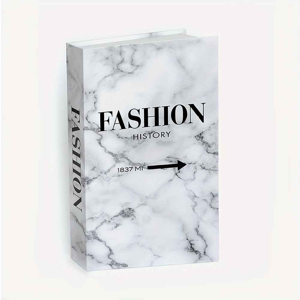 3pcs Set of Decorative Books with Golden Marble Finish, Unopenable without Electricity, Suitable for Bedroom, Living Room, Office Decoration. Can Be Used as Photo Prop